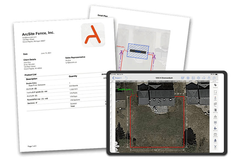 ArcSite + mySalesman partnership