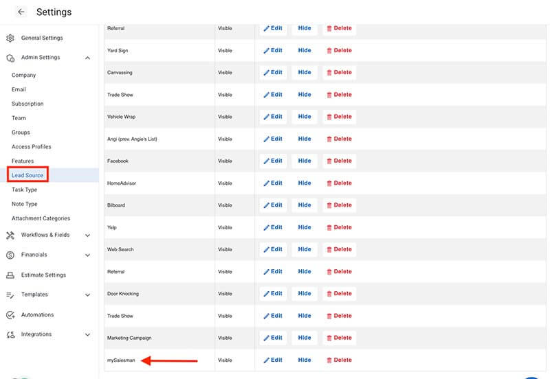 JobNimbus + mySalesman partnership